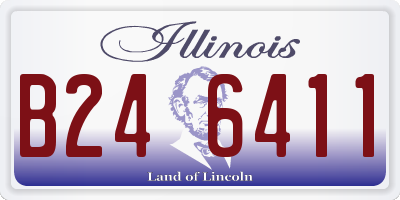 IL license plate B246411