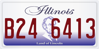 IL license plate B246413