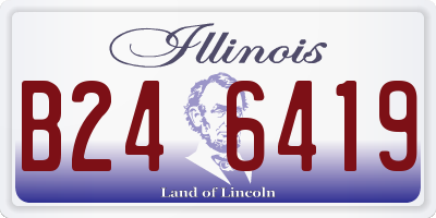 IL license plate B246419