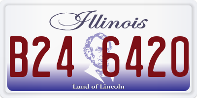 IL license plate B246420