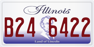 IL license plate B246422