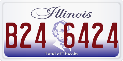 IL license plate B246424