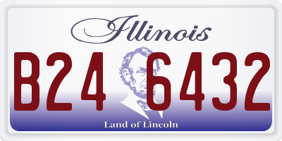 IL license plate B246432