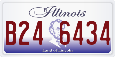 IL license plate B246434
