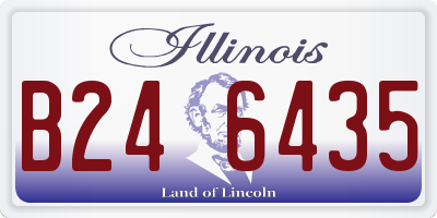 IL license plate B246435