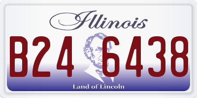IL license plate B246438