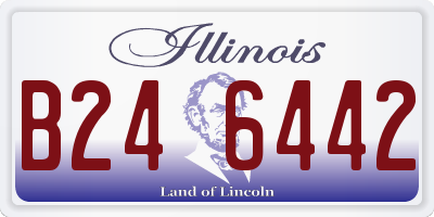 IL license plate B246442