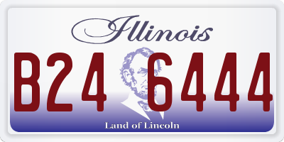 IL license plate B246444
