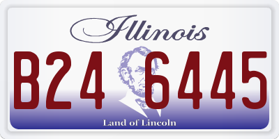IL license plate B246445