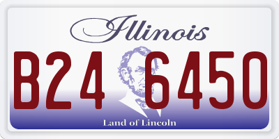 IL license plate B246450