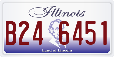 IL license plate B246451