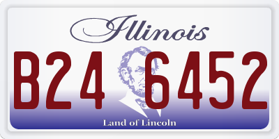 IL license plate B246452
