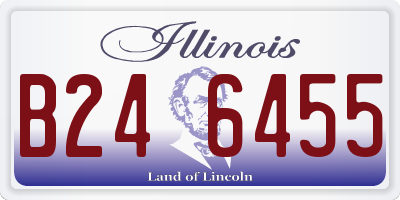 IL license plate B246455