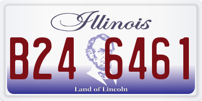 IL license plate B246461