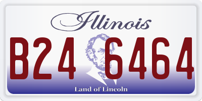 IL license plate B246464