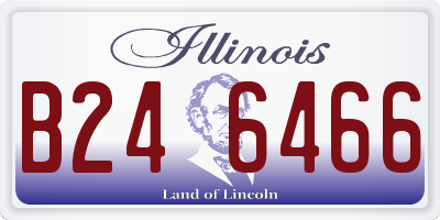 IL license plate B246466