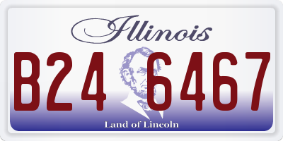 IL license plate B246467