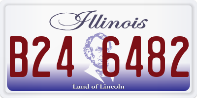 IL license plate B246482