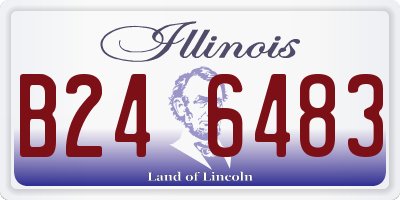 IL license plate B246483