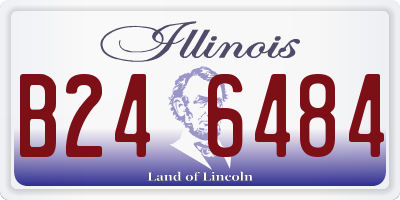 IL license plate B246484