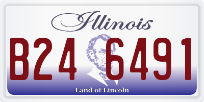 IL license plate B246491