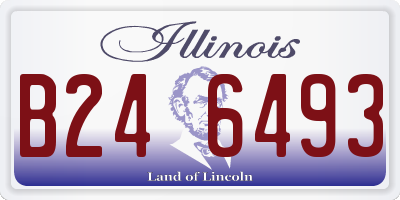 IL license plate B246493