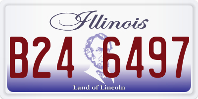 IL license plate B246497