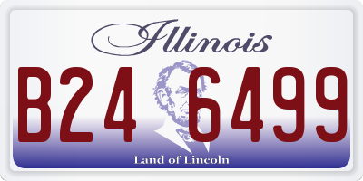 IL license plate B246499