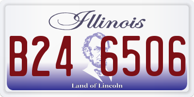 IL license plate B246506