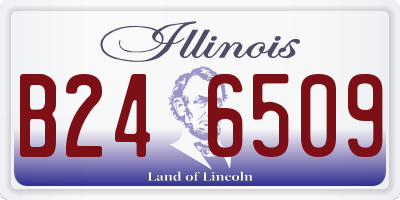 IL license plate B246509