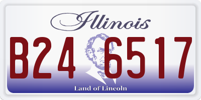 IL license plate B246517