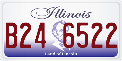 IL license plate B246522