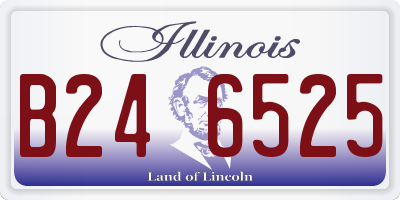 IL license plate B246525