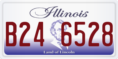IL license plate B246528