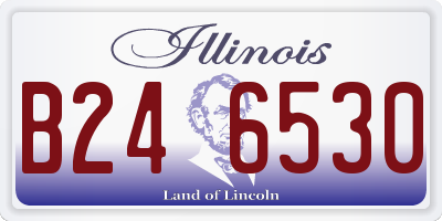 IL license plate B246530