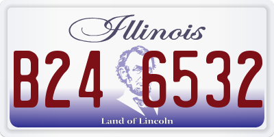 IL license plate B246532