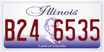 IL license plate B246535