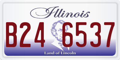 IL license plate B246537