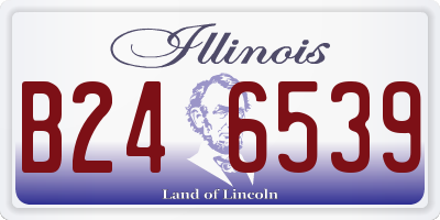 IL license plate B246539