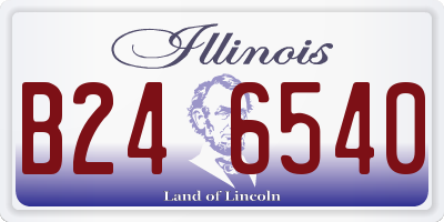IL license plate B246540