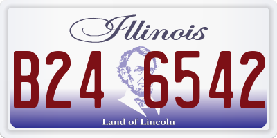 IL license plate B246542