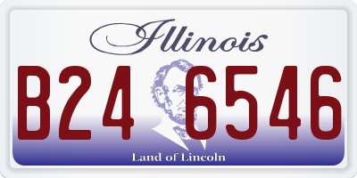 IL license plate B246546