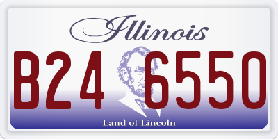 IL license plate B246550
