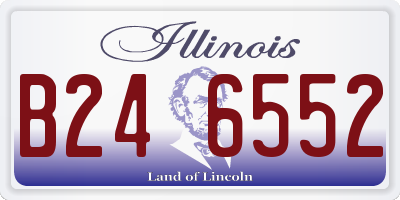 IL license plate B246552