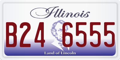 IL license plate B246555