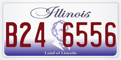 IL license plate B246556