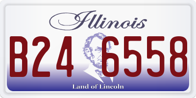 IL license plate B246558