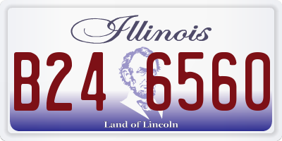 IL license plate B246560