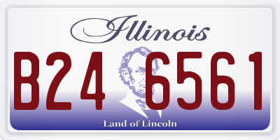 IL license plate B246561