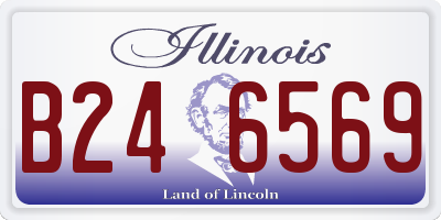 IL license plate B246569